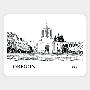 Oregon State USA Sticker
